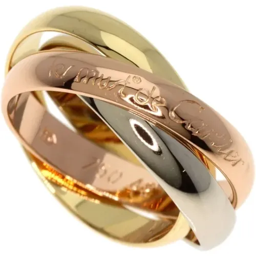 Pre-owned Jewellery, female, , Size: ONE SIZE Pre-owned Rose Gold rings - Cartier Vintage - Modalova