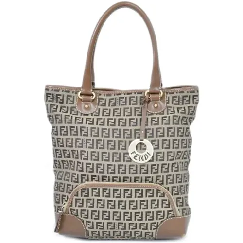 Pre-owned Tote Bags, female, , Size: ONE SIZE Pre-owned Canvas fendi-bags - Fendi Vintage - Modalova