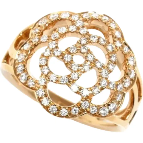 Pre-owned Jewellery, female, , Size: ONE SIZE Pre-owned Rose Gold chanel-jewelry - Chanel Vintage - Modalova