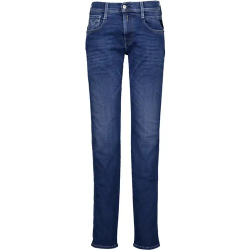 Blaue Jeans , Herren, Größe: W36 L34 - Replay - Modalova