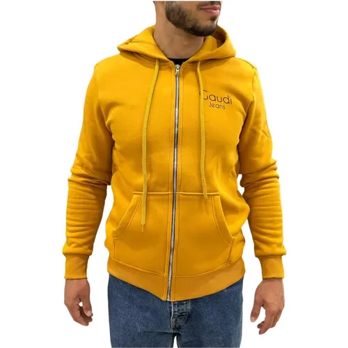 Zip-throughs, male, , Size: S Hoodie with Style - Gaudi - Modalova