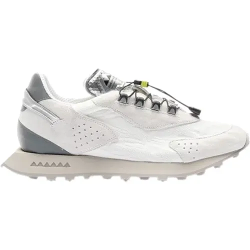 White Pearl Reflective Sneakers , female, Sizes: 3 UK, 4 UK - RUN OF - Modalova