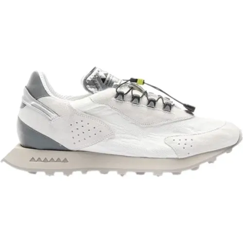 White Pearl Reflective Sneakers , female, Sizes: 6 UK, 3 UK, 7 UK - RUN OF - Modalova