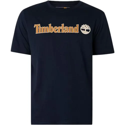 Kurzarm Herren T-Shirt Kennebec River , Herren, Größe: M - Timberland - Modalova