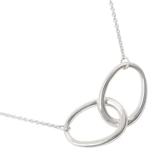 Pre-owned Jewellery, female, , Size: ONE SIZE Pre-owned Silver necklaces - Tiffany & Co. Pre-owned - Modalova