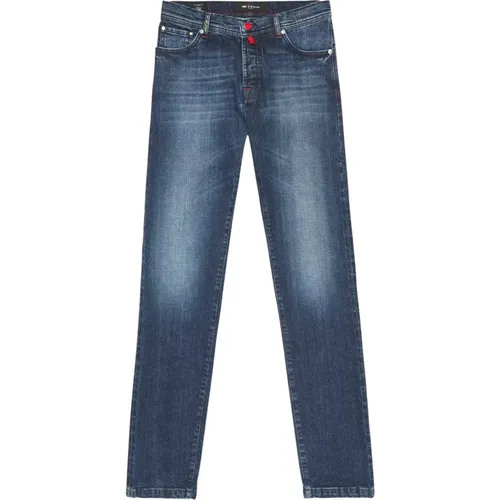 Moderne Slim Fit Denim Jeans Kiton - Kiton - Modalova