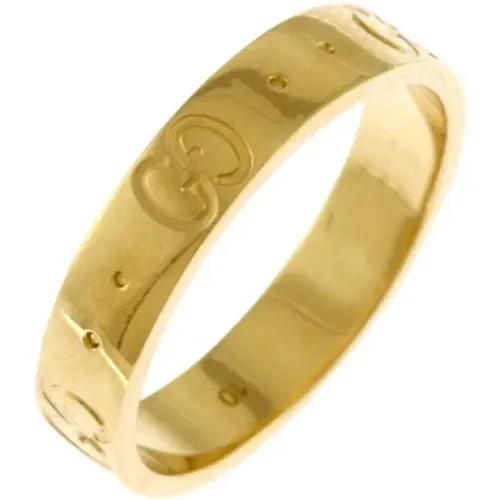 Pre-owned Gold rings , female, Sizes: ONE SIZE - Gucci Vintage - Modalova