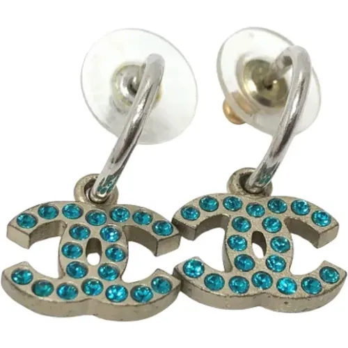 Pre-owned Jewellery, female, , Size: ONE SIZE Pre-owned Metal earrings - Chanel Vintage - Modalova