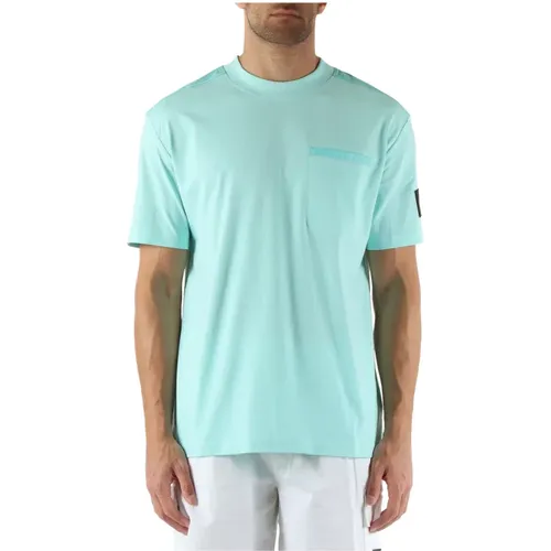 Baumwoll-T-Shirt mit Fronttasche , Herren, Größe: 2XL - Calvin Klein Jeans - Modalova