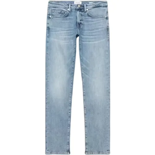Slim Straight Leg Jeans , male, Sizes: W33, W34, W40, W38, W31, W36 - Frame - Modalova