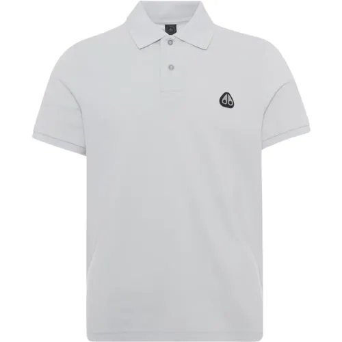 Everett Polo Stone , Herren, Größe: XS - Moose Knuckles - Modalova