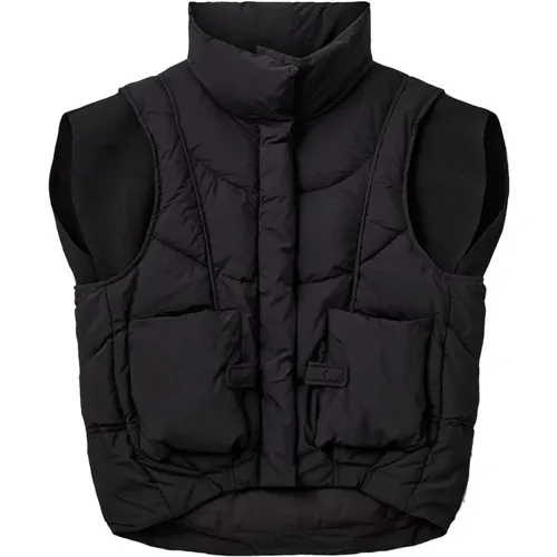 Quilted Vest with High Neck , female, Sizes: XS, L, M - Sofie Schnoor - Modalova