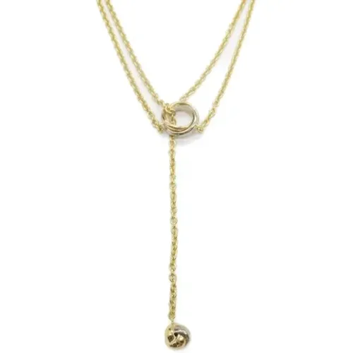 Pre-owned Gold necklaces , female, Sizes: ONE SIZE - Cartier Vintage - Modalova