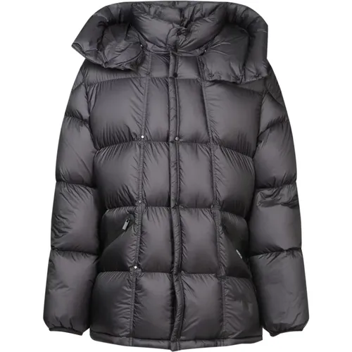 Down Jackets, male, , Size: L Water-Repellent Padded Hooded Vest - Moncler - Modalova