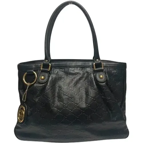 Pre-owned Tote Bags, female, , Size: ONE SIZE Pre-owned Leather gucci-bags - Gucci Vintage - Modalova