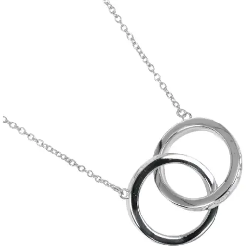 Pre-owned Jewellery, female, , Size: ONE SIZE Pre-owned Silver necklaces - Tiffany & Co. Pre-owned - Modalova