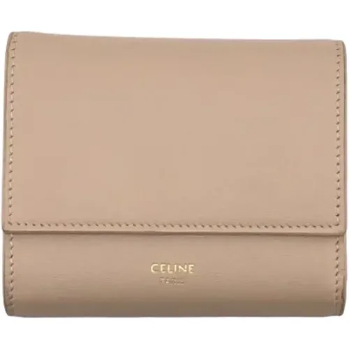 Pre-owned Wallets, female, , Size: ONE SIZE Pre-owned Leather wallets - Celine Vintage - Modalova