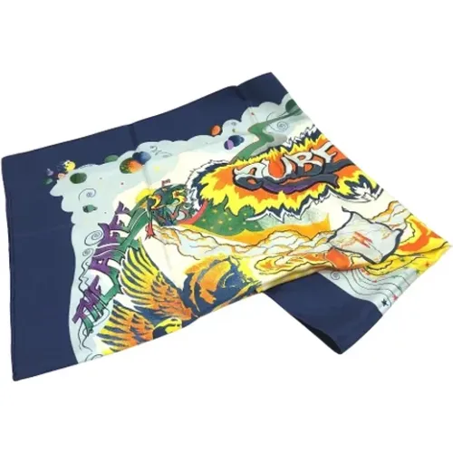 Pre-owned Scarves, female, , Size: ONE SIZE Pre-owned Silk scarves - Hermès Vintage - Modalova