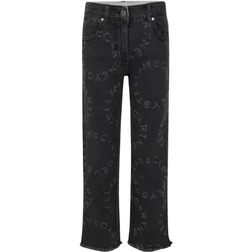 Kinder Graue Jeans Mit Logo - Stella Mccartney - Modalova