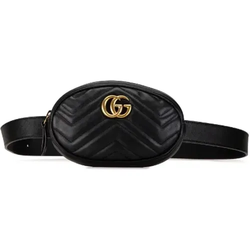 Pre-owned Belt Bags, female, , Size: ONE SIZE Pre-owned Leather crossbody-bags - Gucci Vintage - Modalova