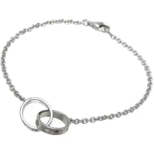 Pre-owned Jewellery, female, , Size: ONE SIZE Pre-owned Silver bracelets - Cartier Vintage - Modalova