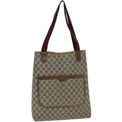 Pre-owned Tote Bags, female, , Size: ONE SIZE Pre-owned Leather totes - Gucci Vintage - Modalova