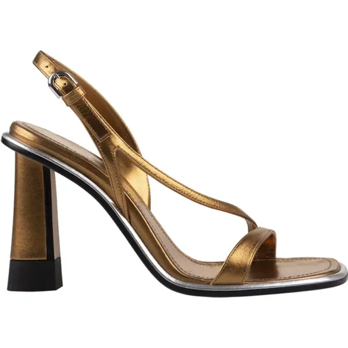 Sandals Golden , female, Sizes: 5 1/2 UK, 3 UK, 8 UK, 4 1/2 UK - ETRO - Modalova