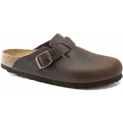 Mules, male, , Size: 13 US Sandals Boston Oiled Leather - Birkenstock - Modalova