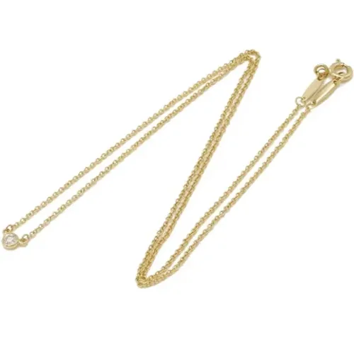 Pre-owned Jewellery, female, , Size: ONE SIZE Pre-owned Gold necklaces - Tiffany & Co. Pre-owned - Modalova