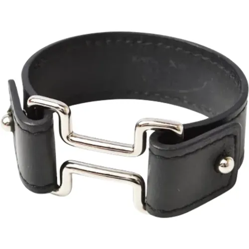 Pre-owned Jewellery, female, , Size: ONE SIZE Pre-owned Leather bracelets - Hermès Vintage - Modalova