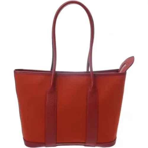 Pre-owned Tote Bags, female, , Size: ONE SIZE Pre-owned Canvas handbags - Hermès Vintage - Modalova