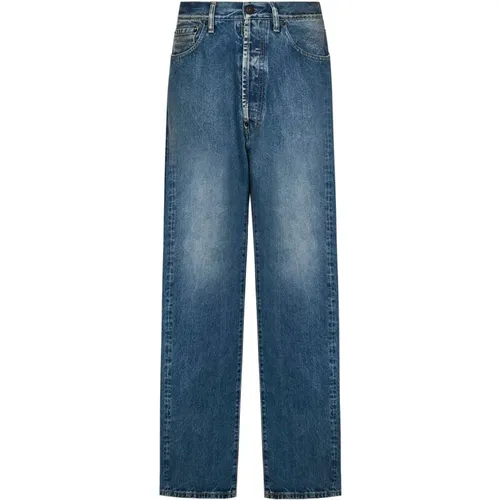 Straight Jeans, male, , Size: W32 Straight Leg Jeans Aw24 - Maison Margiela - Modalova