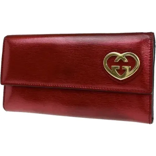 Pre-owned Wallets, female, , Size: ONE SIZE Pre-owned Leather wallets - Gucci Vintage - Modalova