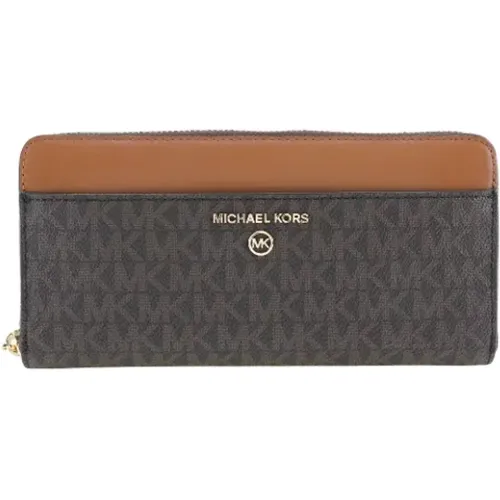 Pre-owned Wallets, female, , Size: ONE SIZE Pre-owned Canvas wallets - Michael Kors Pre-owned - Modalova