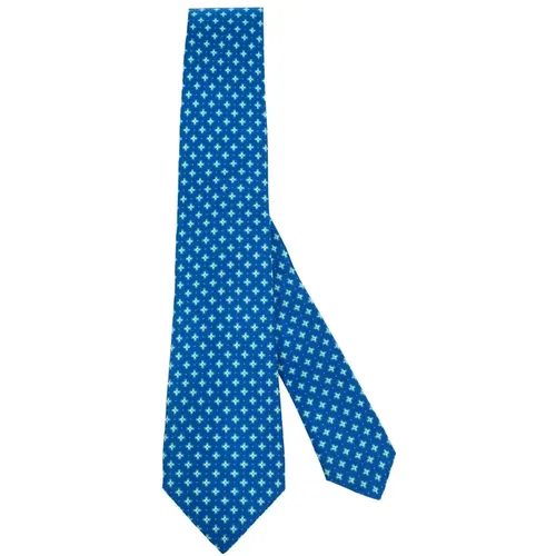 Ties, male, , Size: ONE SIZE Handmade Silk Tie Seven Folds - Kiton - Modalova