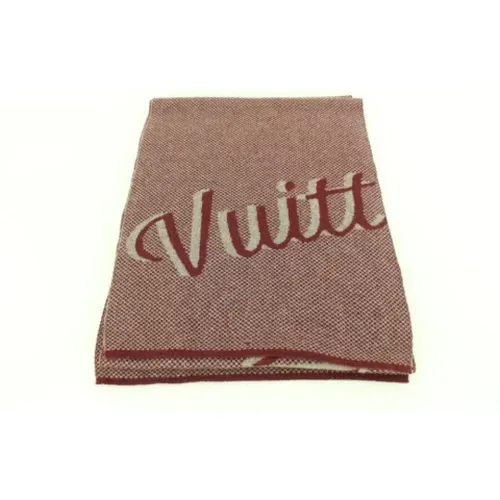 Pre-owned Scarves, female, , Size: ONE SIZE Pre-owned Wool scarves - Louis Vuitton Vintage - Modalova