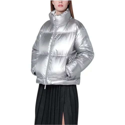 Down Jackets, female, , Size: S Giubbotto Piumino Laminar - Herno - Modalova