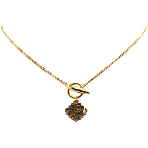 Pre-owned Jewellery, female, , Size: ONE SIZE Pre-owned Metal necklaces - Loewe Pre-owned - Modalova