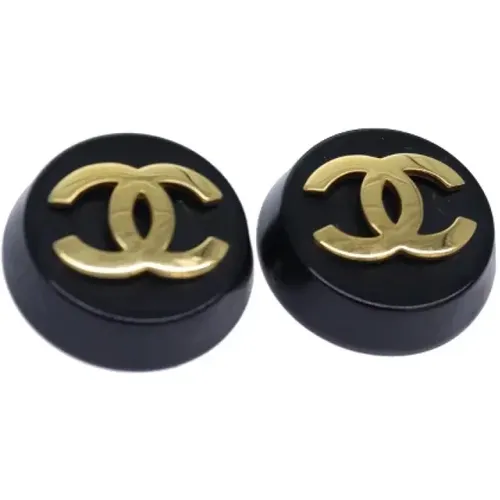 Pre-owned Jewellery, female, , Size: ONE SIZE Pre-owned Metal earrings - Chanel Vintage - Modalova