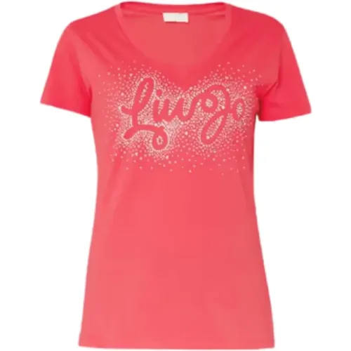 Basic T-Shirt , female, Sizes: S, XS - Liu Jo - Modalova