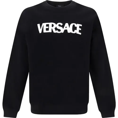 Logo Sweartshirt Versace - Versace - Modalova