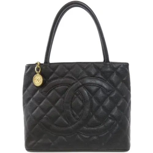 Pre-owned Tote Bags, female, , Size: ONE SIZE Pre-owned Leather totes - Chanel Vintage - Modalova