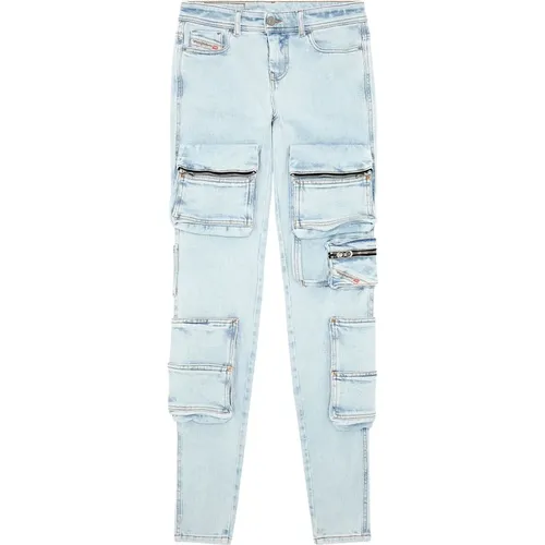Super skinny Jeans - 1984 Slandy-High , Damen, Größe: W32 - Diesel - Modalova