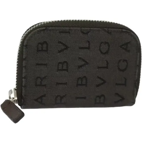 Pre-owned Accessories, female, , Size: ONE SIZE Pre-owned Canvas key-holders - Bvlgari Vintage - Modalova