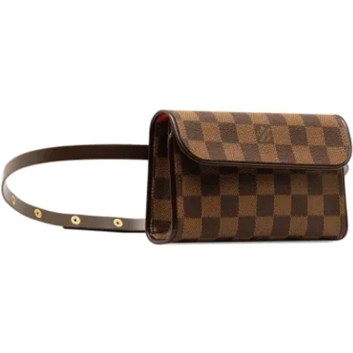 Pre-owned Belt Bags, female, , Size: ONE SIZE Pre-owned Canvas clutches - Louis Vuitton Vintage - Modalova