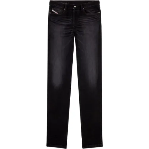 Schwarze Stretch-Denim-Jeans , Herren, Größe: W34 - Diesel - Modalova