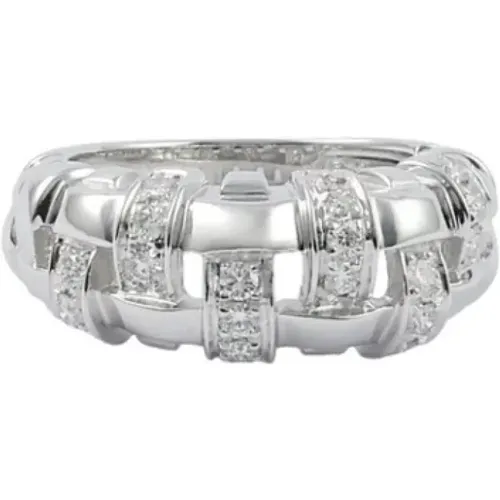 Pre-owned Jewellery, female, , Size: ONE SIZE Pre-owned White Gold rings - Tiffany & Co. Pre-owned - Modalova