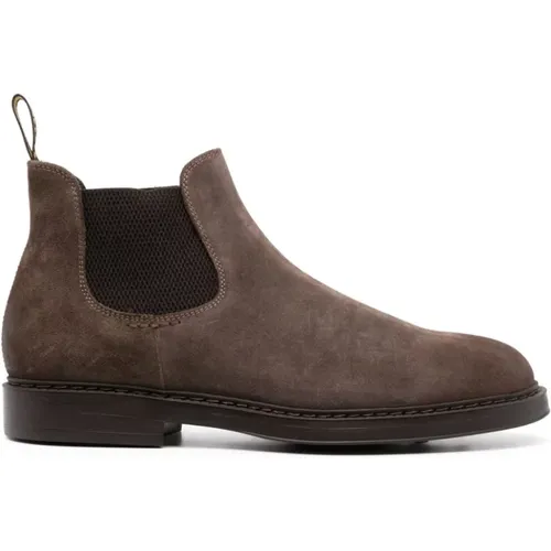 Chelsea Boots, male, , Size: 13 US Suede Chelsea Boots - Doucal's - Modalova