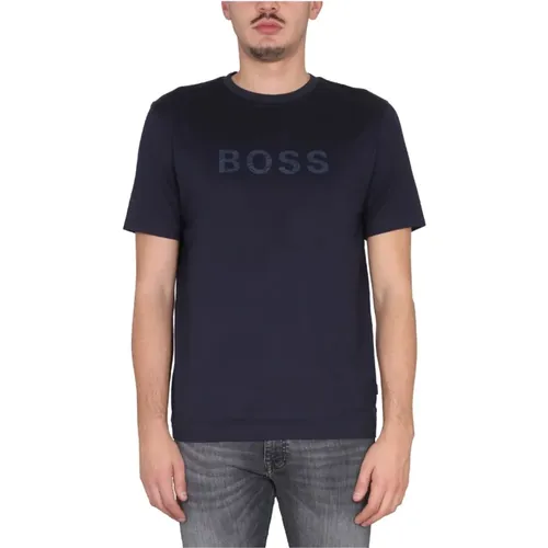 T-Shirt With Logo , Herren, Größe: XS - Boss - Modalova