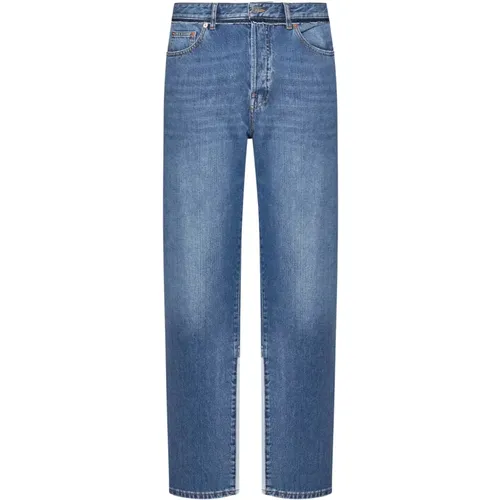 Classic Straight Fit Jeans , male, Sizes: W32, W30 - Valentino - Modalova